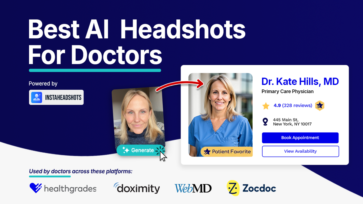 Best AI Headshots for Doctors To Elevate Your Online Profile