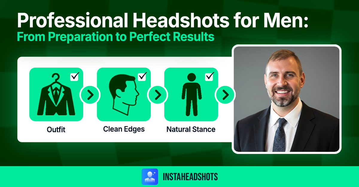 Professional Headshots for Men: From Preparation to Perfect Results