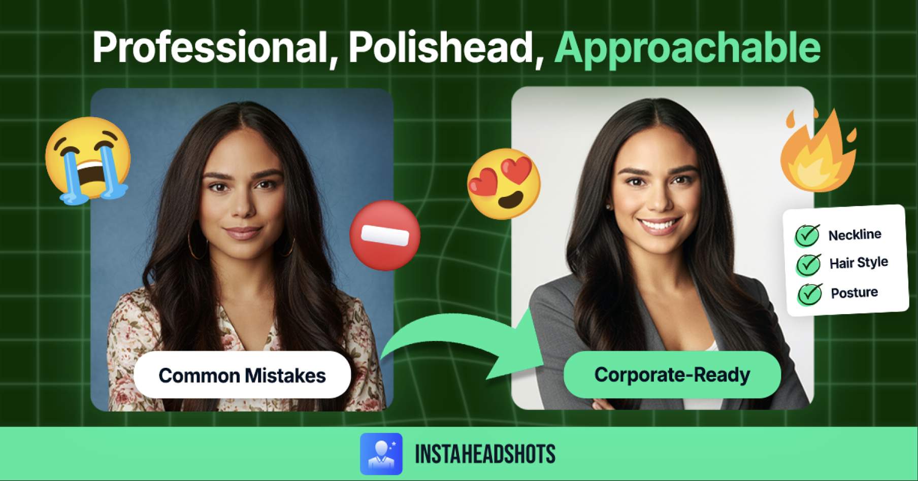 Professional Corporate Headshots for Women