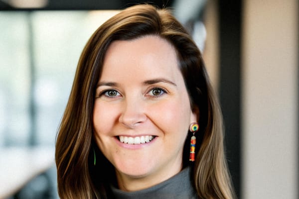 A lady giving a headshot perfect smile